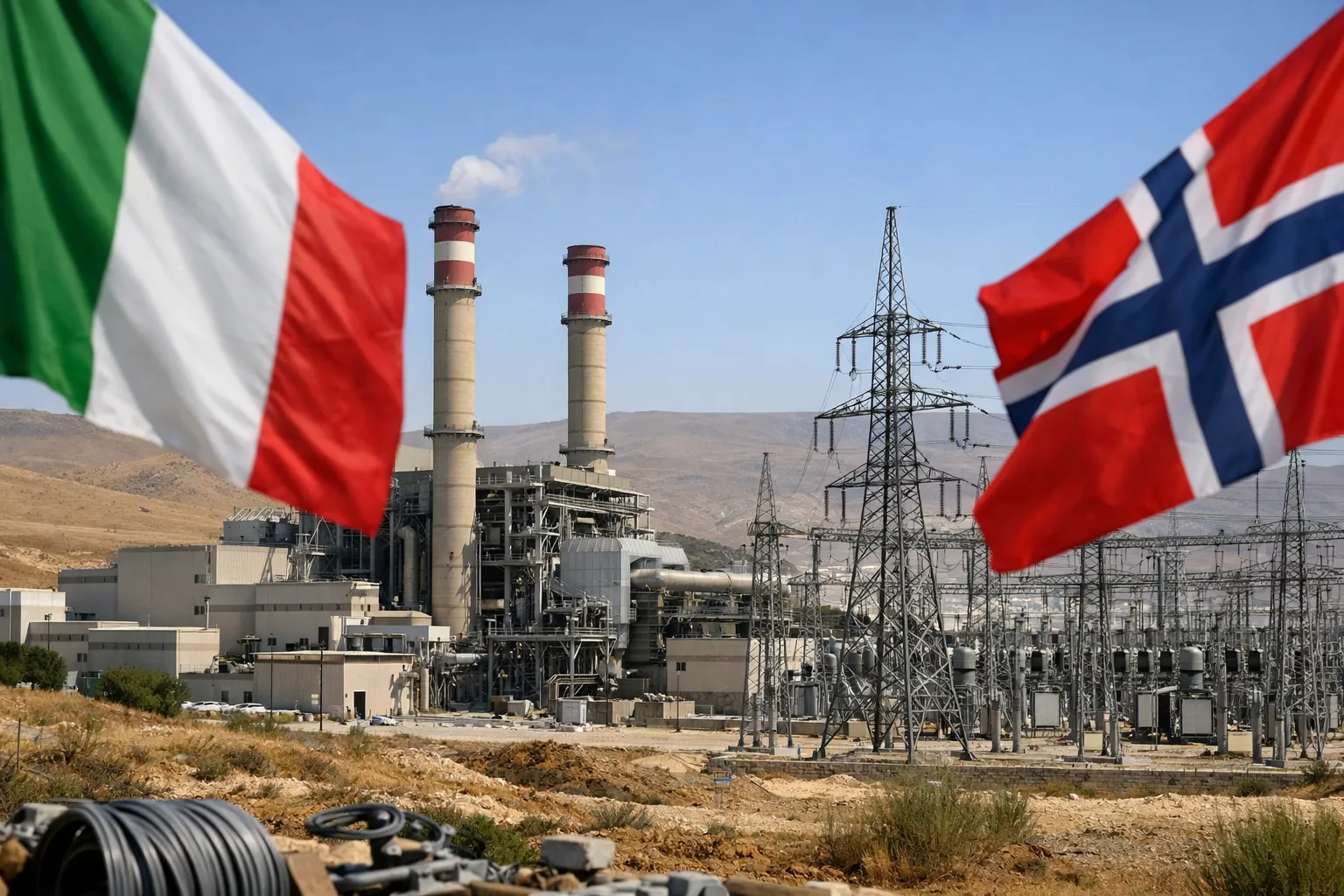 اتفاق دولي لإعادة تأهيل محطة دير علي الكهربائية في سوريا بدعم من إيطاليا والنرويج